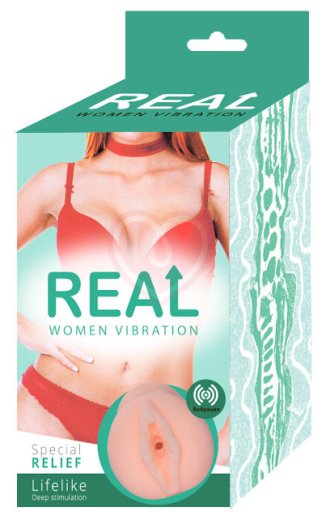 Реалистичный мастурбатор Real Women Vibration Рыженькая с вибрацией фото 4