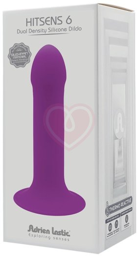 Фаллоимитатор на присоске Hitsens 6 фиолетовый фото 2