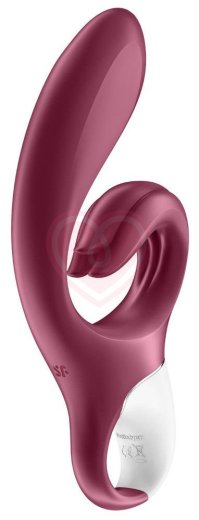 Вибратор с клиторальным стимулятором Satisfyer Love Me бордовый фото 4
