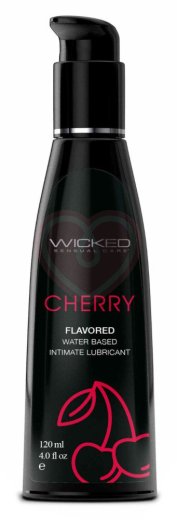Оральный лубрикант Wicked Aqua Cherry со вкусом сладкой вишни 120 мл фото 1