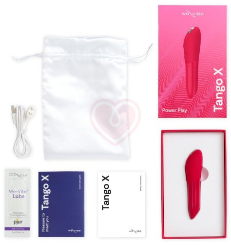Мощная вибропуля We-Vibe Tango X красная фото 3