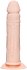 Вибратор для двойного проникновения на присоске RealStick Silicone Jason M телесный фото 2