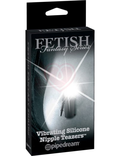 Зажимы на соски с вибрацией Vibr Silicone Nipple Teazers чёрные фото 2