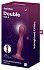 Фаллоимитатор Satisfyer Double Ball-R с внутренними шариками бордовый фото 3