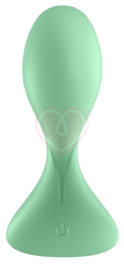 Анальная вибропробка Satisfyer Trendsetter с приложением зеленая фото 2
