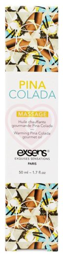 Разогревающий массажный гель Exsens Pina Colada со вкусом Пина Колада 50 мл фото 2