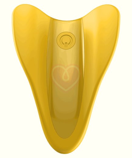 Мини-вибратор для ладони Satisfyer High Fly жёлтый фото 2