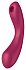 Двухсторонний вакуумный вибростимулятор Satisfyer Curvy Trinity 1 бордовый фото 1