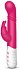 Вибратор-кролик с пульсирующей головкой Slim Shaft Thrusting G-Spot Rabbit розовый фото 1
