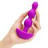 Анальные шарики с 2 моторчиками B-Vibe Triplet Anal Beads розовые фото 2