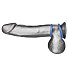 Набор из двух синих колец разного диаметра Silicone Cock Ring Set фото 1