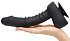 Вибратор с дистанционным управлением Uprize Realistic Dildo 28 см чёрный фото 5