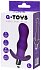 Анальная вибропробка A-Toys Vibro Anal Plug L фиолетовая фото 4