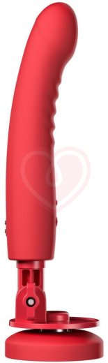 Вибратор на присоске реагирующий на движение Lovense Mission 2 красный фото 6