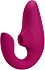 Вибратор для зоны G c бесконтактной стимуляцией клитора Womanizer Blend малиновый фото 10