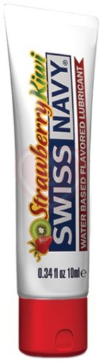 Съедобный лубрикант Swiss Navy Strawberry Kiwi со вкусом Клубники и Киви 10 мл фото 1