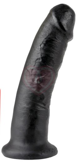 Фаллоимитатор на присоске King Cock 23 см чёрный фото 1