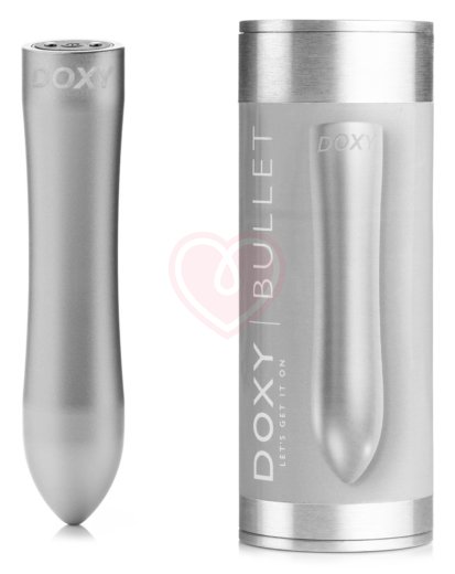 Мини-вибратор Doxy Bullet серебряный фото 4