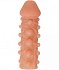 Насадка с шариками и отверстием для мошонки Kokos Cock Sleeve CS010-M фото 2