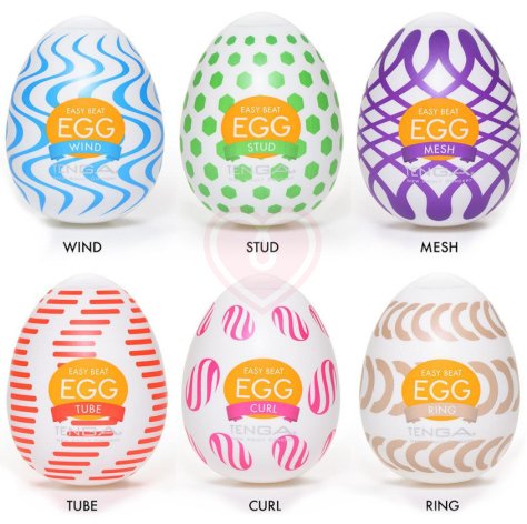 Набор мастурбаторов в форме яйца Tenga Eggs Wonder фото 1