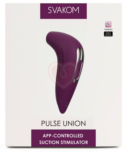 Вакуумный клиторальный стимулятор Svakom Pulse Union с приложением фото 2