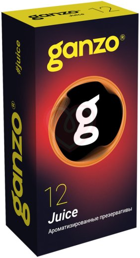 Ароматизированные цветные презервативы Ganzo Juice Black Edition №12 фото 1