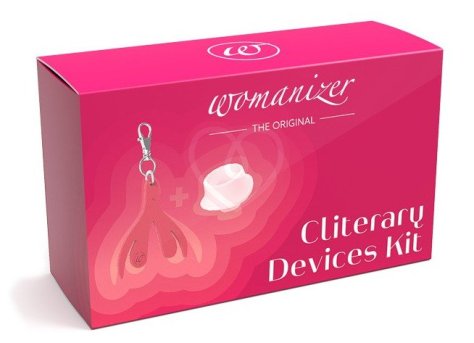 Набор Womanizer Cliterary Devices Kit насадка L и брелок фото 2