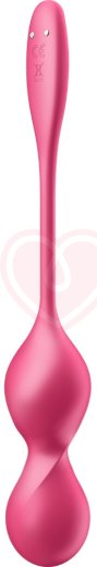 Вагинальные шарики с вибрацией Satisfyer Love Birds 1 красные фото 5
