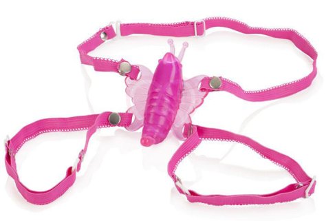 Вибратор для клитора с бабочкой Micro-Wireless Venus Butterfly розовый фото 1