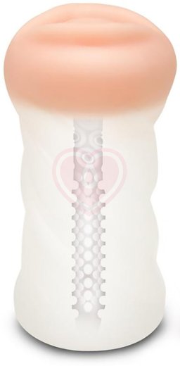 Мастурбатор ротик с рельефом Zolo Deep Throat фото 2