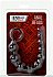 Анальная цепочка Toyfa Black&Red 30 см чёрная фото 2