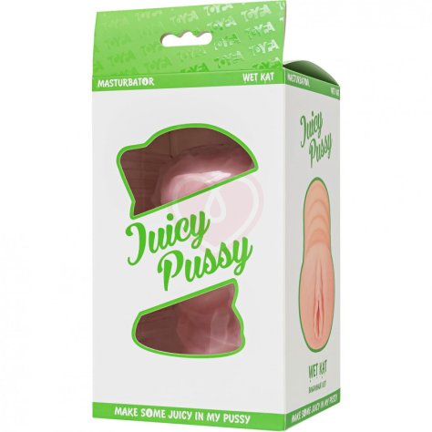 Мастурбатор вагина с функцией самолубрикации Juicy Pussy by Toyfa Wet Kat телесного цвета фото 9