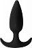 Анальная пробка со смещенным центром тяжести Spice It Up Delight чёрная фото 1