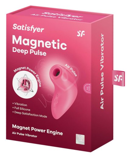 Вакуумный стимулятор Satisfyer Magnetic Deep Pulse розовый фото 5