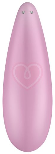 Вакуумный стимулятор с управлением от приложения Satisfyer Curvy 3+ розовый фото 5