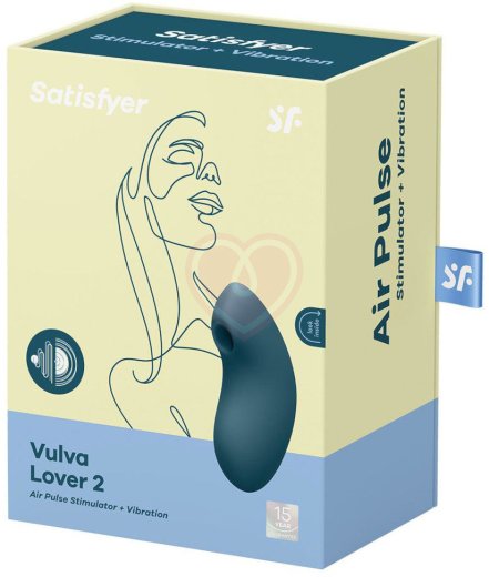 Вакуумно-волновой вибростимулятор Satisfyer Vulva Lover 2 тёмно-бирюзовый фото 4