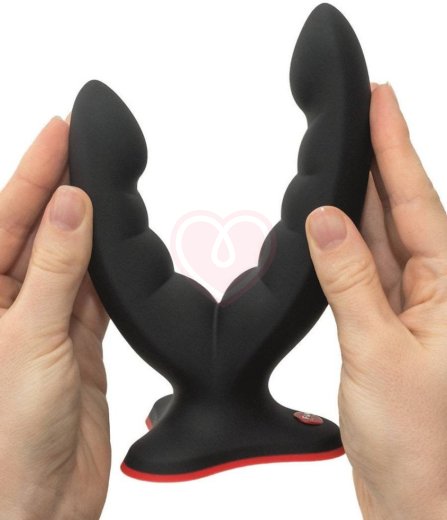 Двойной фаллоимитатор Fun Factory Ryde Grinding Double Dildo черный фото 5