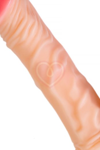 Реалистичный фаллоимитатор с мошонкой на присоске RealStick Nude Shaw телесный фото 3