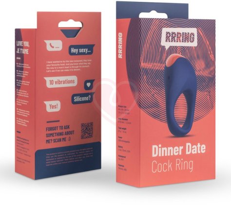 Эрекционное кольцо с вибрацией Rrring Dinner Date фото 4