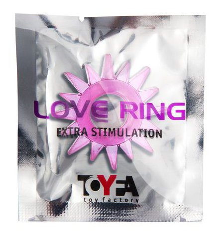 Кольцо эрекционное Toyfa Love Ring Шестерёнка розовое фото 2