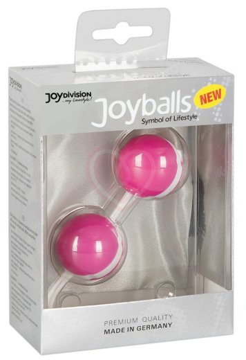 Вагинальные шарики со смещённым центром тяжести Joyballs розовые фото 2