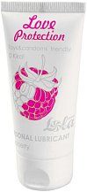 Ароматизированный лубрикант Love Protection Raspberry 50 мл малина