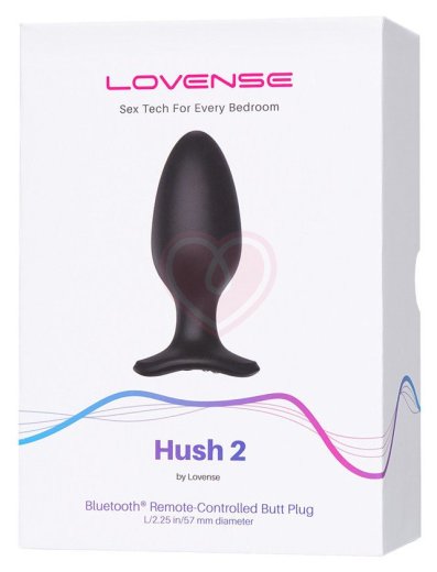 Большая анальная пробка Lovense Hush 2 L с приложением фото 2