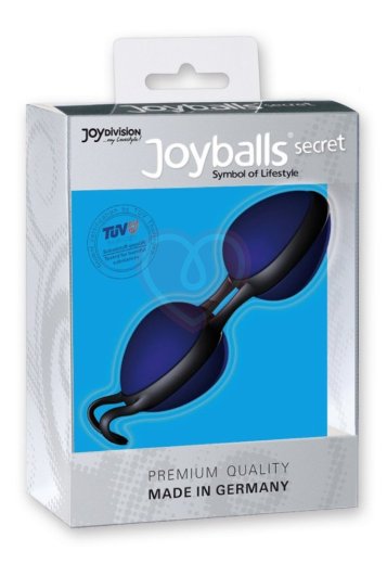 Вагинальные шарики Joyballs Secret синие фото 2