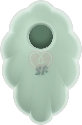 Вакуумный вибростимулятор Satisfyer Cloud Dancer мятный фото 2