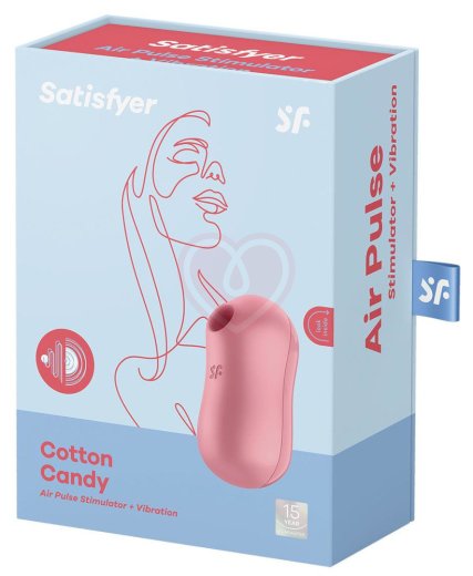 Вакуумный вибростимулятор Satisfyer Cotton Candy розовый фото 5