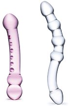 Набор из двух стеклянных фаллоимитаторов Glas Pleasure Set