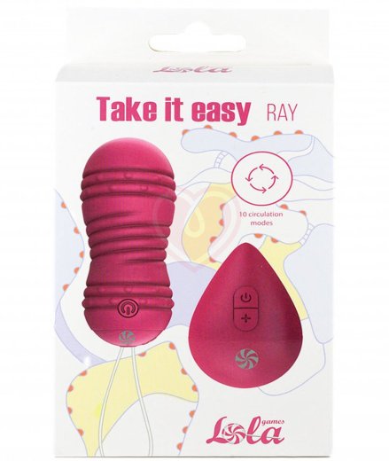 Вагинальные шарики с вибрацией и циркуляцией Take it Easy Ray розовые фото 3