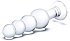 Стеклянная анальная елочка Glas Beaded Butt Plug фото 2