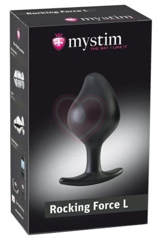 Анальная пробка с электростимуляцией Mystim Rocking Force L фото 2
